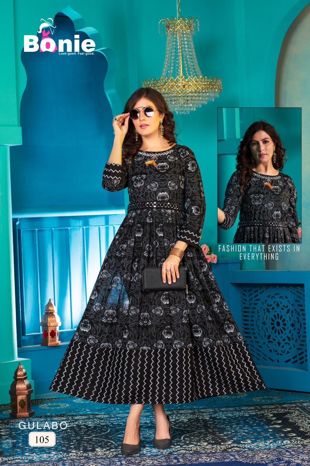 Gulabo By Bonie Printed Anarkali Kurtis Catalog